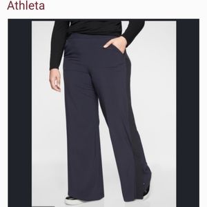 Athleta Gramercy Track Trouser Navy Blue 14